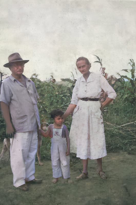 Zé Ramalho with his grandparents